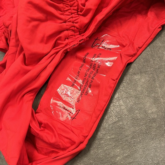 Toluca Red One Piece Swimsuit - Picture 4 of 4